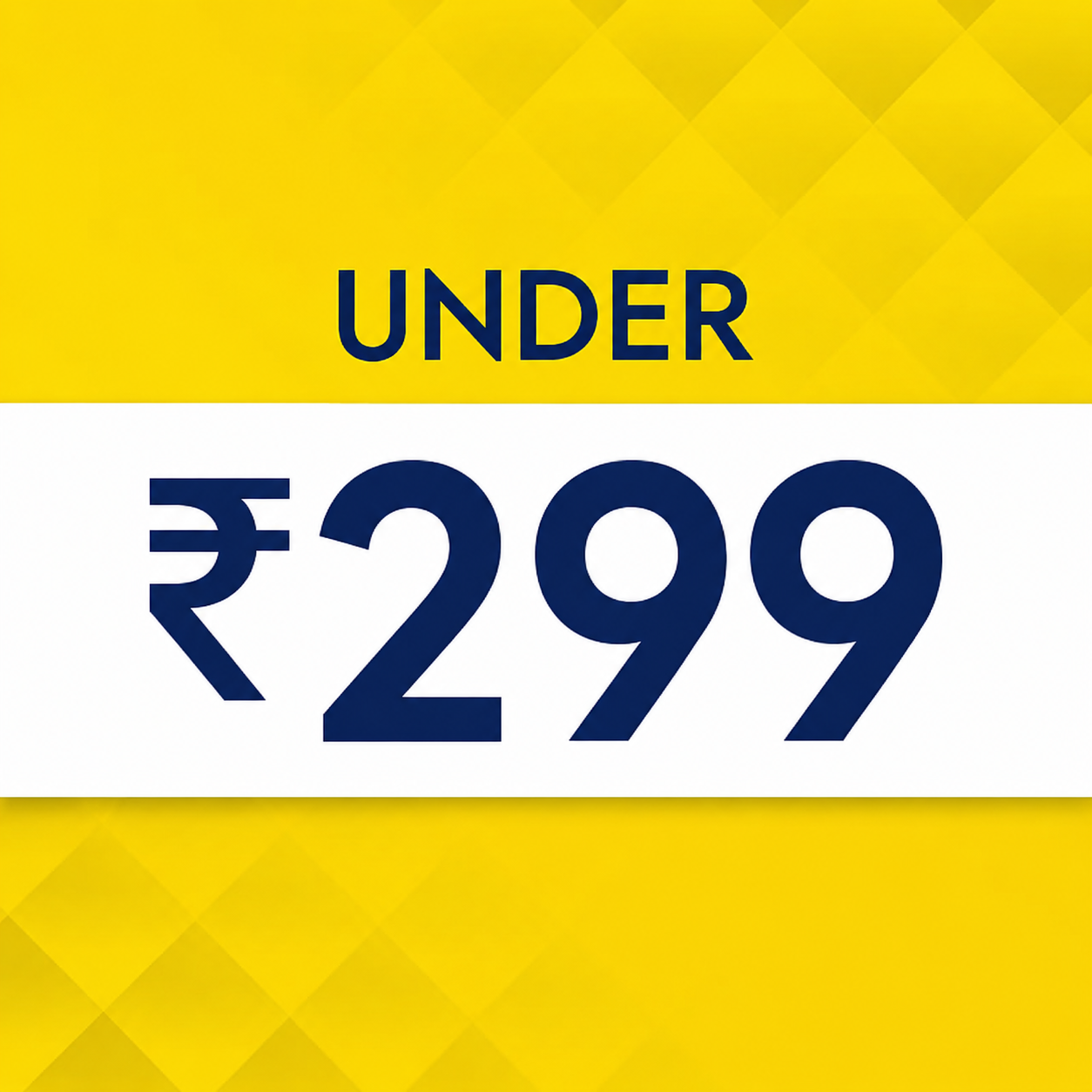 Under ₹299