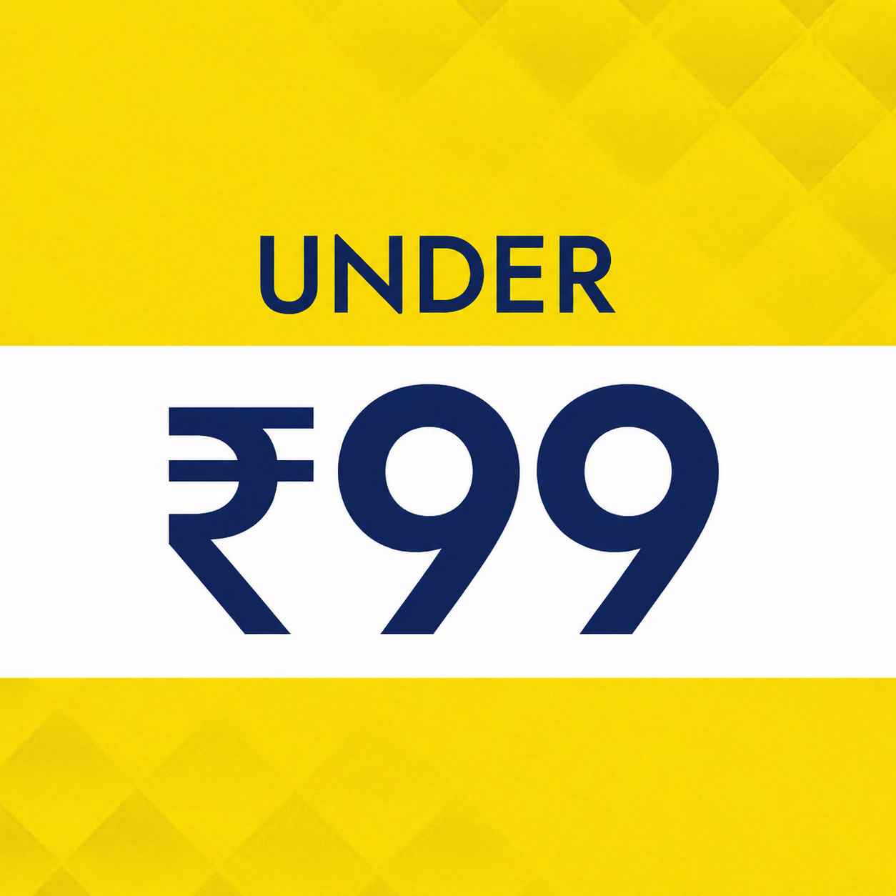 Under ₹99